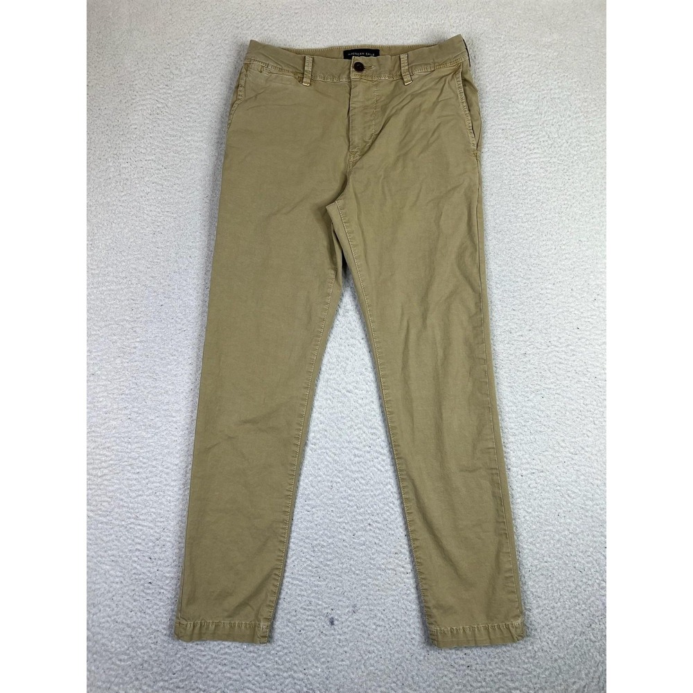 American Eagle Pants Mens 28x30 Khaki Ne(x)t Level Flex Slim Chino Stretch